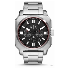 A|X ARMANI EXCHANGE AX1650 Men's Takedown Chrono Square Bracelet Black