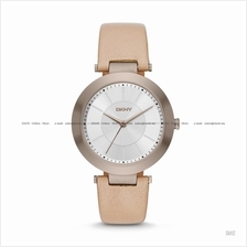 DKNY NY2459 Women's Stanhope Classic Leather Strap Beige