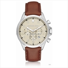 MICHAEL KORS MK8441 Gage Men's Chronograph Leather Strap Brown