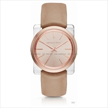 MICHAEL KORS MK2486 Kempton Classic 3-hand Leather Strap Rose Gold