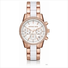 MICHAEL KORS MK6324 Ritz Chronograph Glitz Bracelet Two-tone