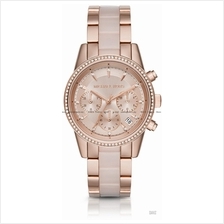 MICHAEL KORS MK6307 Ritz Chronograph Glitz Bracelet Rose Gold