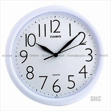 CASIO IQ-01S-7 analogue round wall clock white