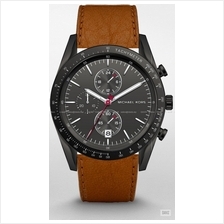 MICHAEL KORS MK8385 Accelerator Men's Chronograph Leather Strap Brown