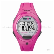 TIMEX T5K780 (W) IRONMAN Triathlon 10-Lap resin strap pink