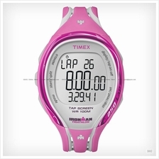 TIMEX T5K591 (W) IRONMAN Triathlon Sleek 250-Lap TapScreen resin pink