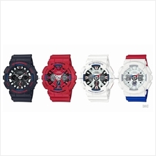 CASIO GA-120TR GA-120TRM G-SHOCK ana-digi Tricolor resin strap LE