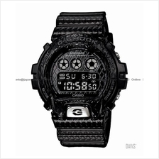 CASIO DW-6900DS-1 G-SHOCK 3D diamonds pattern resin strap black LE