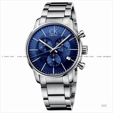 Calvin Klein K2G2714N Men's City Chronograph SS Bracelet Blue