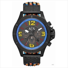 A|X ARMANI EXCHANGE AX1526 Men's Chronograph Cord Strap Multi-colour