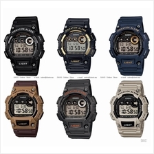 CASIO W-735H STANDARD digital 10 yrs vibration alarm stopwatch resin