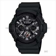 CASIO GA-201-1A G-SHOCK Ana-Digi mechanical metal resin strap black