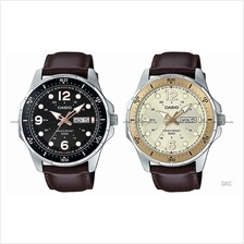 CASIO MTD-100L STANDARD analog day-date leather strap *Variants