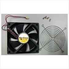12cm Sleeve Bearing Casing Cooling Fan with Guard (Refurbished Unit)