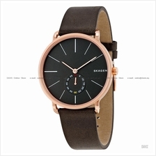 SKAGEN SKW6213 Men's Hagen Small-Second Leather Strap Brown