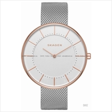 SKAGEN SKW2583 Women's Gitte 2-hand Oversized Mesh Bracelet Silver Ros