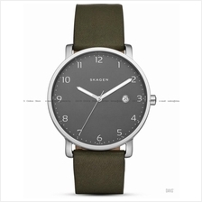 SKAGEN SKW6306 Men's Hagen Date Leather Strap Green