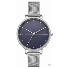 SKAGEN SKW2582 Women's Hagen 3-hand Glitz Mesh SS Bracelet Blue