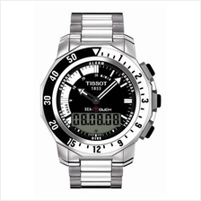 TISSOT T026.420.11.051.00 SEA-TOUCH black index (bezel in meters)