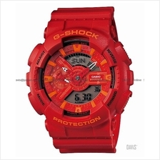 CASIO GA-110AC-4A G-SHOCK Ana-Digi America Colors resin strap red