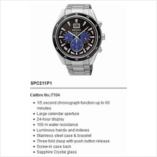 SEIKO . SPC211P1 . CRITERIA . M . Chronograph . SSB . Quartz . Black