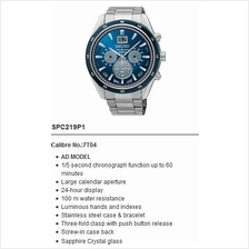 SEIKO . SPC219P1 . CRITERIA . M . Chronograph . SSB . Quartz . Blue