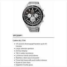 SEIKO . SPC209P1 . CRITERIA . M . Chronograph . SSB . Quartz . Black