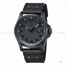LUMINOX 1879.BO Field Day Date black black black leather strap