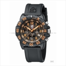 LUMINOX 3089 Navy SEALs Colourmark black black/orange black PU strap