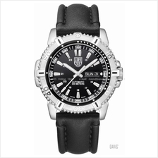 LUMINOX 6501 Modern Mariner Auto black black leather strap day-date