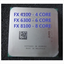 AMD FX 4100 FX 6300 FX 8100 3.6Ghz 3.5Ghz 3.1Ghz Processor CPU AM3+