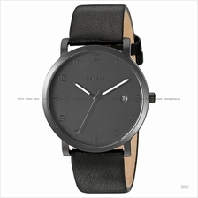 SKAGEN SKW6308 Men's Hagen Date Interchange Leather Strap Black