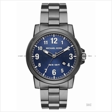 MICHAEL KORS MK8499 Paxton Men's Date SS Bracelet Blue Gunmetal