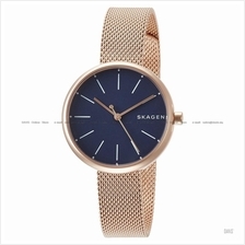 SKAGEN SKW2593 Women Signatur Interchange Mesh Bracelet Blue Rose Gold