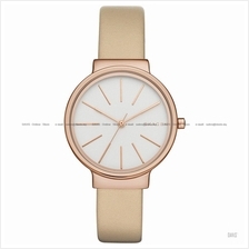 SKAGEN SKW2481 Women's Ancher 3-hand Interchange Leather Strap Beige