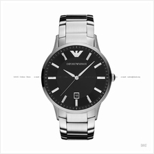EMPORIO ARMANI AR2457 Men's Sportivo 3-hand Date SS Bracelet Black