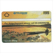 MALAYSIA -TELEKOM PHONE CARD MINT FACE VALUE 5