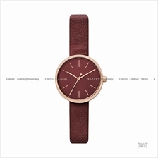 SKAGEN SKW2646 Women's Signatur 3-hand Interchange Leather Maroon