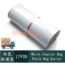 17 x 30cm [100pcs] White Courier Bag , Size: XXS , Packing ,Box, Flyer