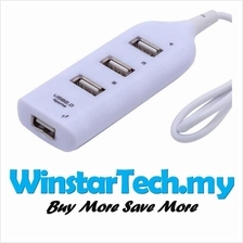High Speed 4Port USB Hub 2.0 Extension for Laptop Macbook Notebook PC