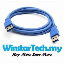 USB 3.0 Male to Male Extension Cable AM to AM USB3.0 1.5M 0.3M 30cm
