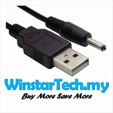 USB 2.0 Male A to 5V DC 3.5mm x 1.35mm Plug DC Power Supply Cable