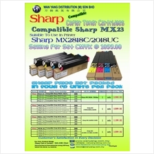 Sharp MX 2818C/2018UC Compatible CMYK/COLOR Copier Toner Cartridges
