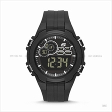 SKECHERS Watch SR1089 Men's Digital Sport Negative Silicone Black
