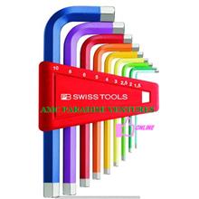PB Swiss PB 210 Series (MM) Short Rainbow Colour Hex Allen Key