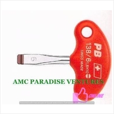 PB 138 Short Blade Screwdrivers With Cross-Handle For Slotted Screws
