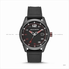 SKECHERS Watch SR5076 Men's Date Display Silicone Strap Black