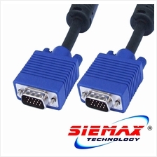 SIEMAX 10 Meter SVGA VGA Monitor Cable W/Ferrite Core
