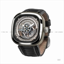 SEVENFRIDAY S2/01 S-Series Automatic Multi Layer NFC Leather Black
