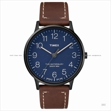 TIMEX TW2R25700 (M) The Waterbury classic leather strap blue brown